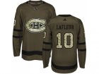 Adidas Montreal Canadiens #10 Guy Lafleur Green Salute to Service Stitched NHL Jersey