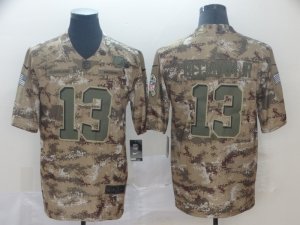 Nike Raiders #13 Odell Beckham Jr Camo Salute to Service Limited Jersey