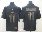 Nike Patriots #11 Julian Edelman Black Gold Vapor Untouchable Limited Jersey