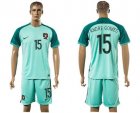 Portugal #15 Andre Gomes Away Soccer Country Jersey