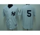New York Yankees #5 DiMaggio 2009 world series patchs white