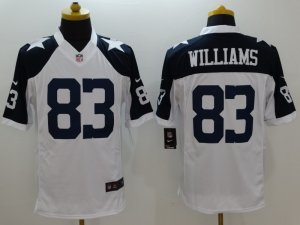 Nike Dallas Cowboys #83 Terrance Williams White Thanksgiving Jerseys(Limited)