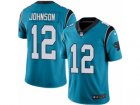 Men's Nike Carolina Panthers #12 Charles Johnson Limited Blue Rush NFL Jersey