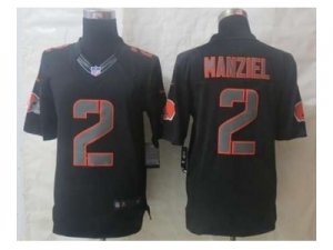 Nike jerseys cleveland browns #2 manziel black[impact Limited]