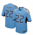 Nike Titans 22 Derrick Henry light blue game jersey