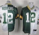 Nike Packers #12 Aaron Rodgers With Hall of Fame 50th Patch NFL Elite Jersey