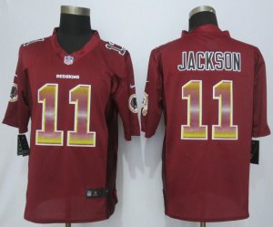 2015 New Nike Washington Red Skins #11 Jackson Red Strobe Jerseys(Limited)