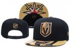 Vegas Golden Knights Team Logo Black Adjustable Hat YD