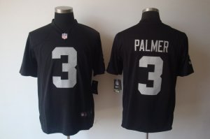 NIKE NFL Oakland Raiders #3 Carson Palmer Black Game jerseys