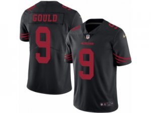 Mens Nike San Francisco 49ers #9 Robbie Gould Limited Black Rush NFL Jersey