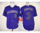 MLB colorado rockies #3 cuddyer purple jerseys