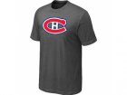 NHL Montreal Canadiens Big & Tall Logo D.Grey T-Shirt