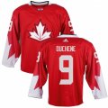 Youth Adidas Team Canada #9 Matt Duchene Authentic Red Away 2016 World Cup Ice Hockey Jersey