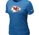 Women Kansas City Chiefs L.blue T-Shirts