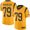 Mens Nike Los Angeles Rams #79 Rob Havenstein Limited Gold Rush NFL Jersey