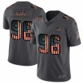 Nike Bears #96 Akiem Hicks 2019 Salute To Service USA Flag Fashion Limited Jersey