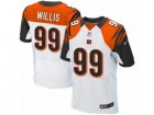 Mens Nike Cincinnati Bengals #99 Jordan Willis Elite White NFL Jersey