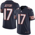 Mens Nike Chicago Bears #17 Alshon Jeffery Limited Navy Blue Rush NFL Jersey