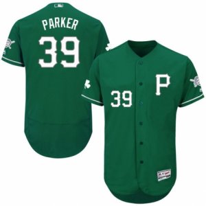 Men\'s Majestic Pittsburgh Pirates #39 Dave Parker Green Celtic Flexbase Authentic Collection MLB Jersey