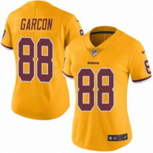 Women\'s Nike Washington Redskins #88 Pierre Garcon Limited Gold Rush NFL Jersey