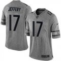 Nike Chicago Bears #17 Alshon Jeffery Gray Men Stitched NFL Limited Gridiron Gray Jersey