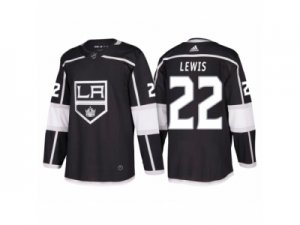 Mens adidas Trevor Lewis Los Angeles Kings #22 Black 2018 New Season Team Home Jersey