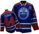 nhl edmonton oilers #44 souray lt.blue