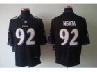 Nike NFL Baltimore Ravens #92 Haloti Ngata black Jerseys(Limited)