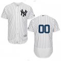 2016 Men New York Yankees Majestic White Flexbase Authentic Collection Custom Jersey