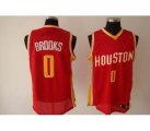 nba fans houston rockets #0 brooks swingman red