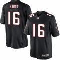 Mens Nike Atlanta Falcons #16 Justin Hardy Limited Black Alternate NFL Jersey
