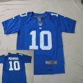 Nike nfl New York Giants #10 Eli Manning blue Elite jersey