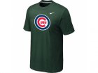 Chicago Cubs Nike Heathered D.Green Club Logo T-Shirt