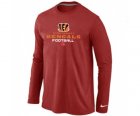 Nike Cincinnati Bengals Critical Victory Long Sleeve T-Shirt RED
