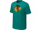 NHL Chicago Blackhawks Big & Tall Logo Green T-Shirt