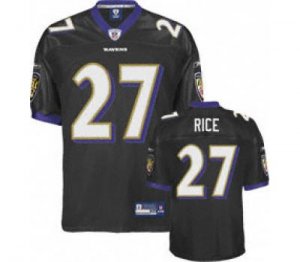 nfl baltimore ravens #27 rice youth black