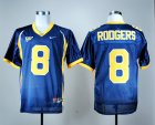 Ncaa California Golden Bears #8 Aaron Rodgers Navy College Jersey