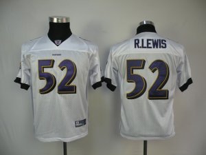 youth nfl baltimore ravens #52 ray lewis white