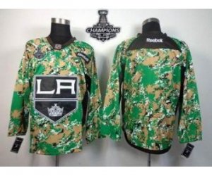 nhl jerseys los angeles kings blank camo[2014 Stanley cup champions]