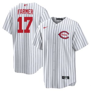 Reds #17 Kyle Farmer White Nike 2022 Field Of Dreams Cool Base Jersey