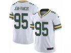 Mens Nike Green Bay Packers #95 Ricky Jean-Francois Limited White Rush NFL Jersey