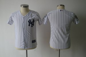 youth mlb new york yankees blank white(black strip)