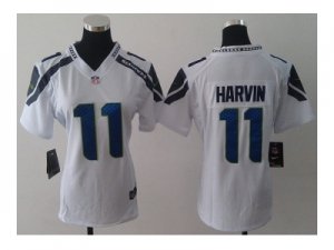 nike women nfl jerseys seattle seahawks #11 harvin white[nike]