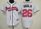 mlb Atlanta Braves #26 Uggla White