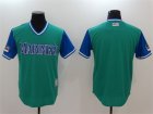 Mariners Aqua 2018 Players Weekend Authentic Team Jersey