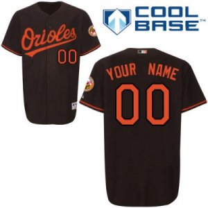 Customized Baltimore Orioles Jersey Black Cool Base Baseball