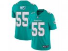 Nike Miami Dolphins #55 Koa Misi Vapor Untouchable Limited Aqua Green Team Color NFL Jersey