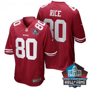 Mens San Francisco 49ers #80 Jerry Rice Scarlet Retired Player Game Jersey - å‰¯æœ¬ - å‰¯æœ¬