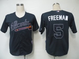 MLB Atlanta Braves #5 Freeman Black[Cool Base]