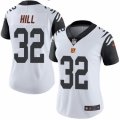 Women's Nike Cincinnati Bengals #32 Jeremy Hill Limited White Rush NFL Jersey